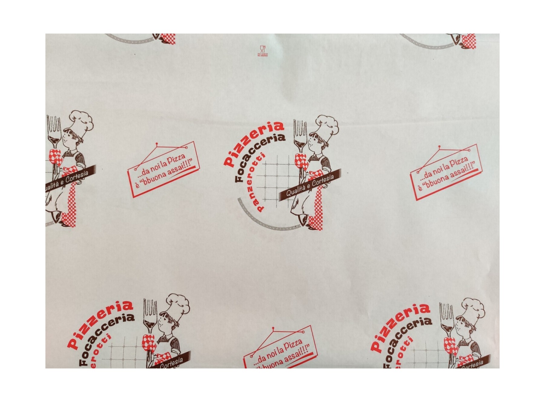 Carta politenata 37x50 45gr 10kg forno/pizzeria