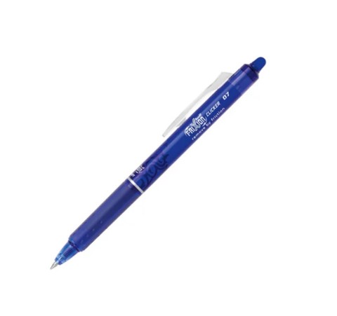 Penna Frixion gel a scatto 0.7mm blu