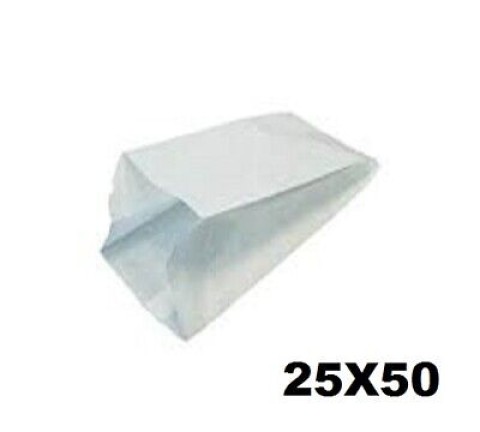 Sacchetto kraft bianco 25x50 45gr 10kg