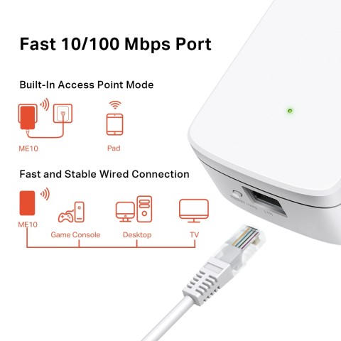 Range extender Mercusys n300 Megabit-ME10