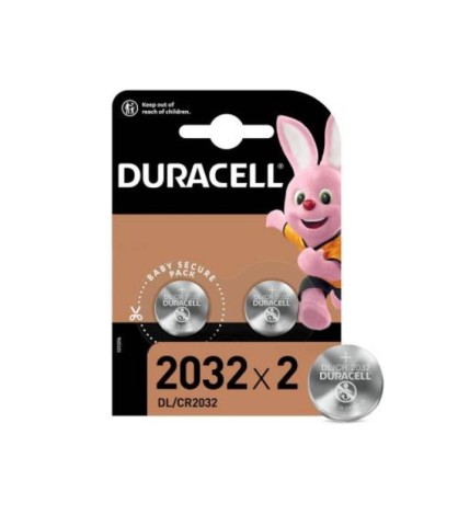 Batteria al litio 3 volt a bottone  dl/cr2032 Duracell cf 2pz
