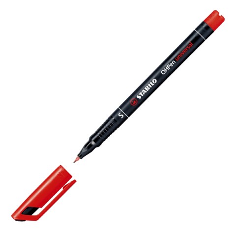 Pennarello Stabilo permanente punta 0.4mm rosso 841/40 (S)