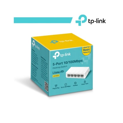Switch TP-Link Desktop 5Porte 10/100Mbps - LS1005