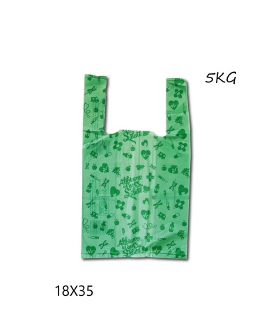 Buste Shopper Bio f.to 30x60 farmacia 5kg - canotta