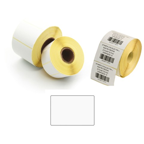 Etichette termico adesivo 58x43 bianca conf. 1000 pz
