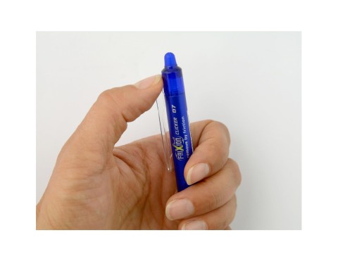 Penna Frixion gel a scatto 0.7mm blu