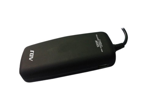 Alimentatore notebook oDJ 120w mini nero voltaggio auto 8 connettori