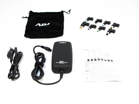 Alimentatore notebook Adj 90w mini 8 connettori 3 pin black
