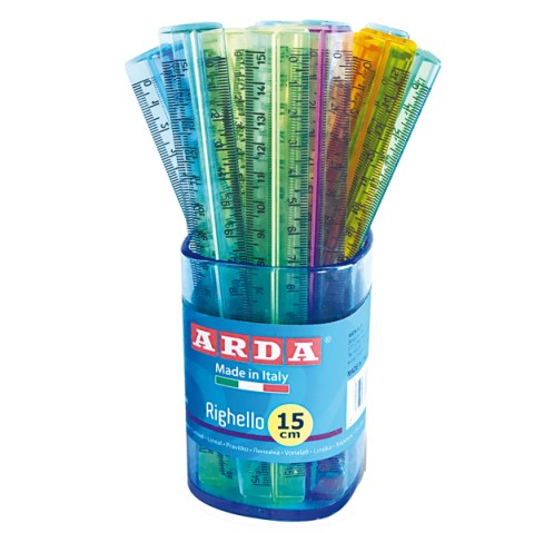 Righello Arda 15 cm colori assortiti