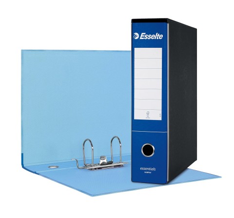 Raccoglitore Esselte Essentials G75 con Custodia - dorso 8cm blu
