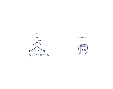 Dispenser asciugamani "Z" 500ff linea ecoverde