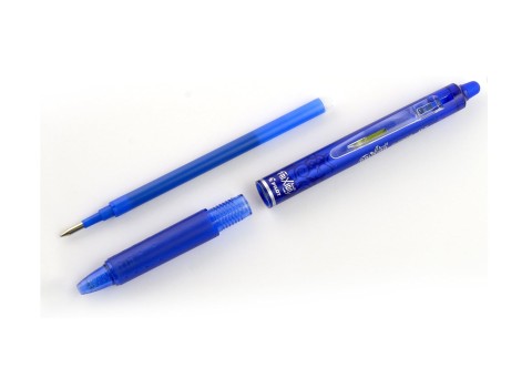 Penna Frixion gel a scatto 0.7mm blu