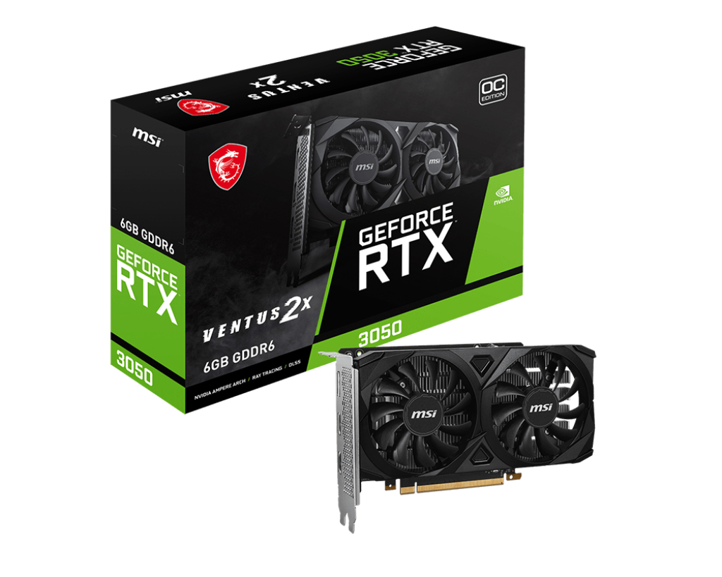 Scheda video MSI GeforceRTX 3050 ventus 2X 6G GDDR6