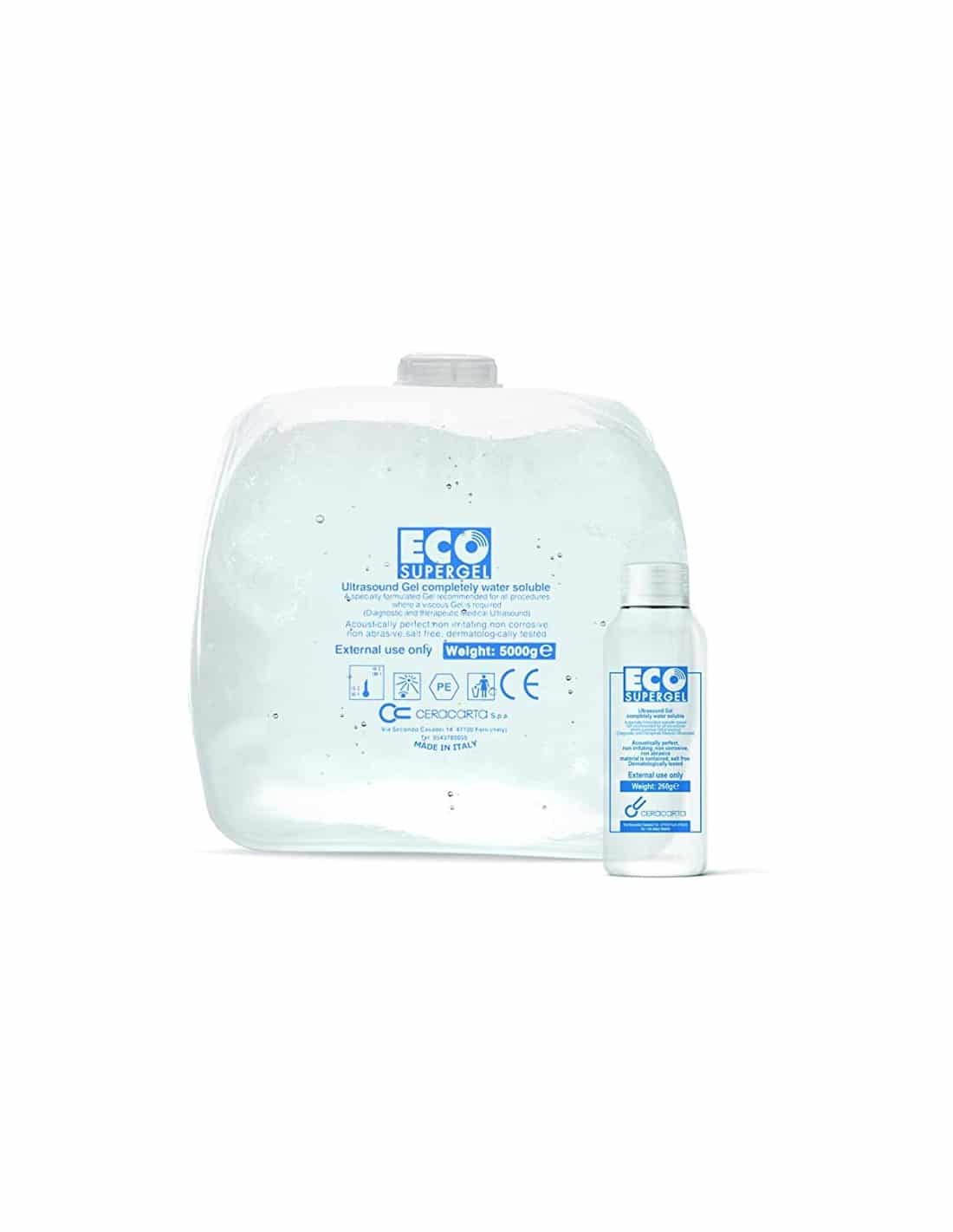 Gel conduttore trasparente ultrasound da 5000 ml per ecografia, laser, depilazione, uomo, donna