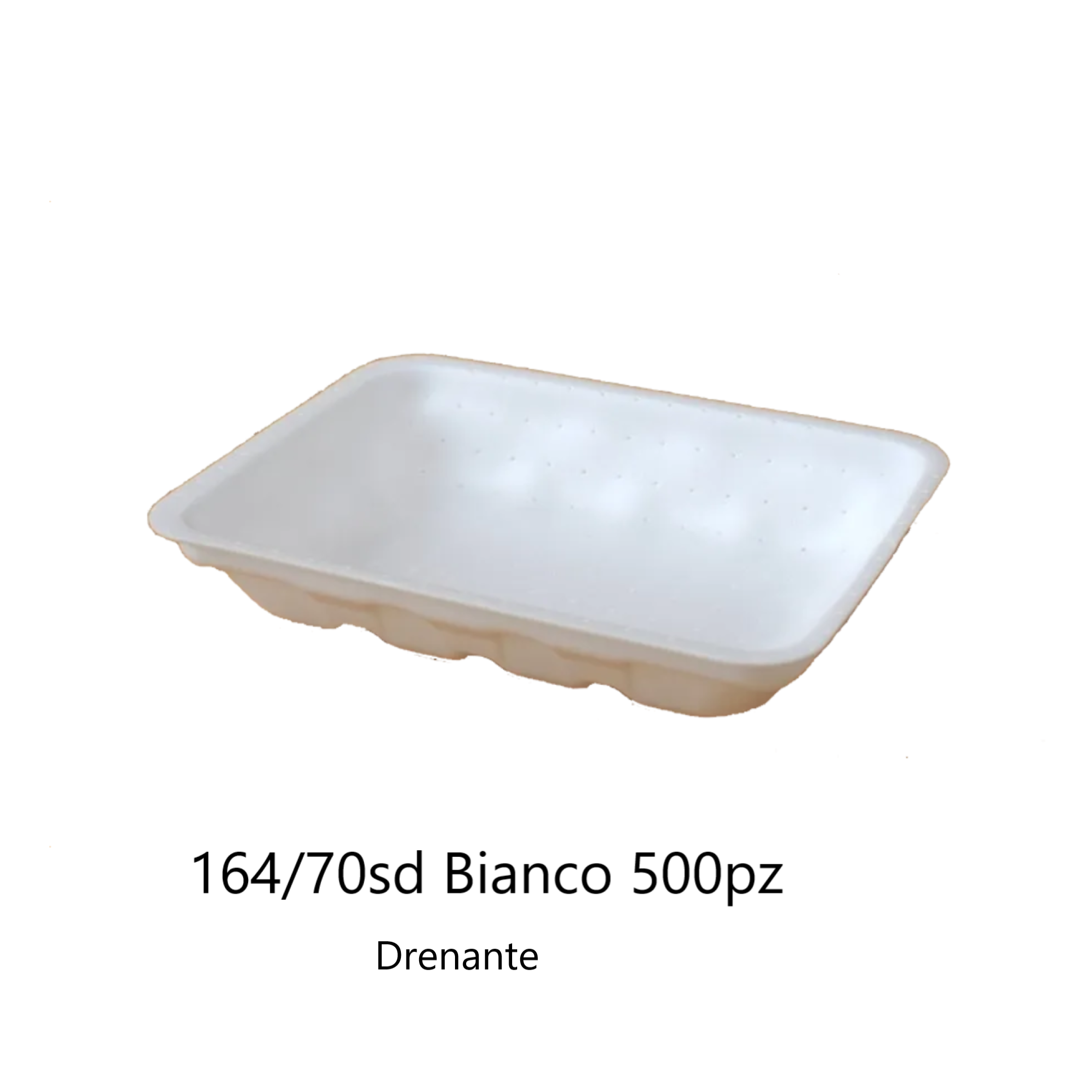 Vassoio Pse Dren.164/70sd pz500 (15D70SDOA) bianco