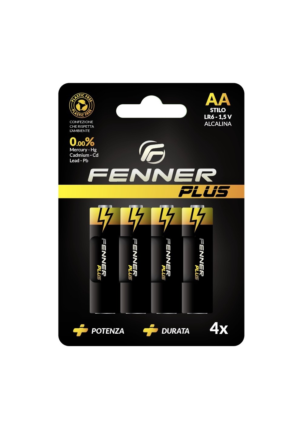 Batteria Fenner Stilo AA Alcalina FN-LR6 1Cnf/4pz